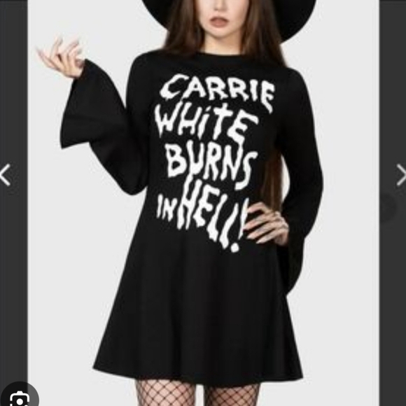 Killstar "Carrie" Halloween Witchy Goth Dress Size Medium - Picture 1 of 12